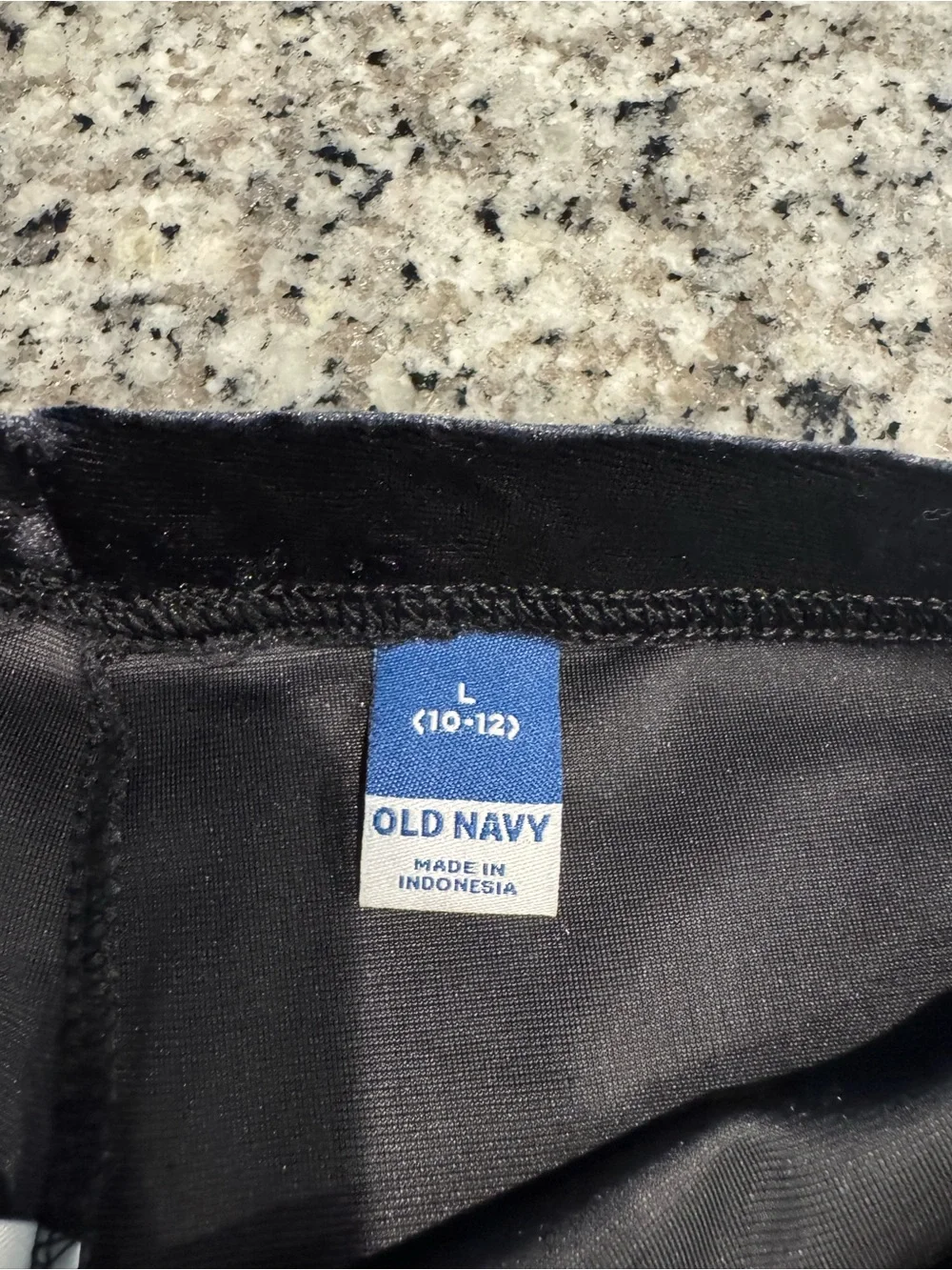Old Navy Girl’s Black Velvet-Look Wide Leg Pants NWT